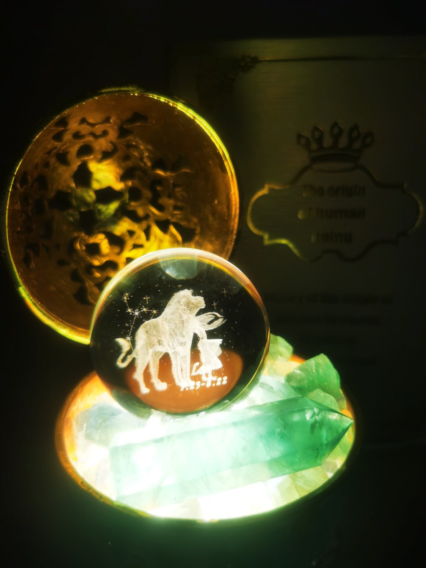 Faberge Style Cloisonne Aromatherapy Lamp | Hand-painted Premium Alloy Crystal Night Light | Luxury Gift